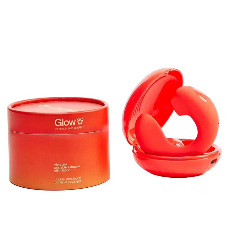 Vibrateur Double Stimulation - Glow | Peach & Cream Peach & Cream Sensations plus