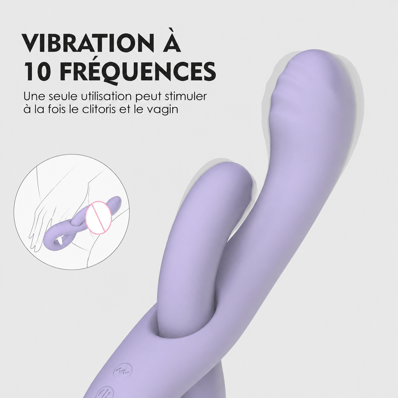 Vibrateur Double Stimulation - Infinity Judy | Flexible & Polyvalent WInYI Sensations plus