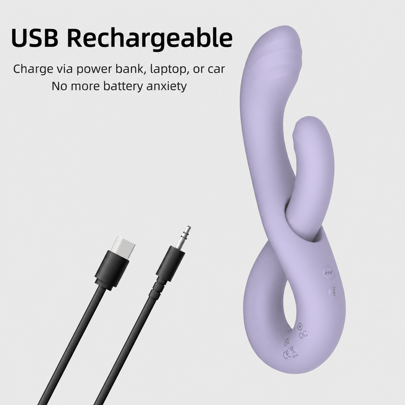 Vibrateur Double Stimulation - Infinity Judy | Flexible & Polyvalent WInYI Sensations plus