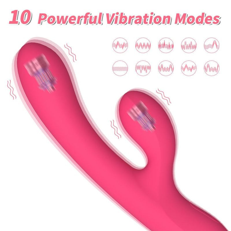 Vibrateur double stimulation - L'Indépendent | 10 modes, 2 moteurs, Point G & Clitoris Secwell Sensations plus