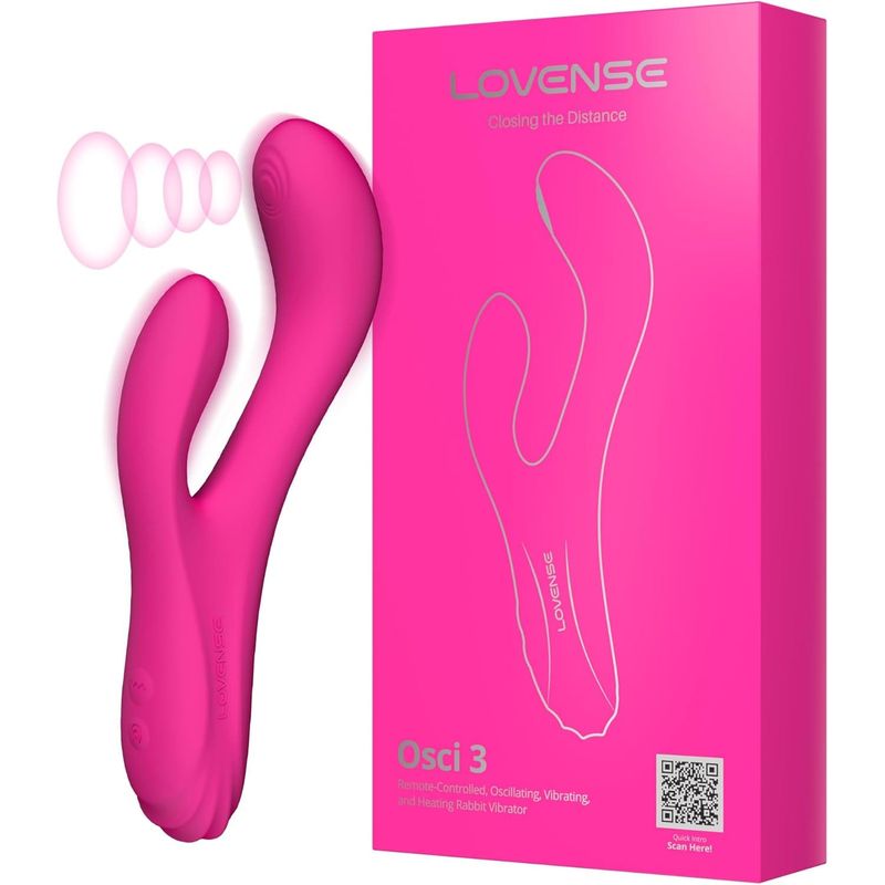 Vibrateur double stimulation - Lovense - Osci 3 Lovense Sensations plus