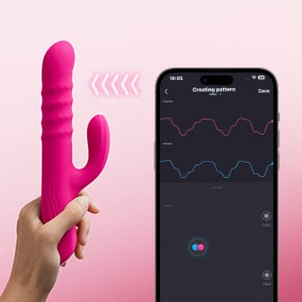 Vibrateur Double Stimulation - Lovense Velvo WaveRoller | Connecté, Vibration & Rotation 360° Lovense Sensations plus