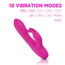 Vibrateur Double Stimulation - Mini Rabbit | 10 Modes de Vibration Puissant, Clitoris & Point G Secwell Sensations plus