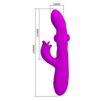 Vibrateur Double Stimulation Oscillant - Yalanda | Pretty Love Pretty Love Sensations plus