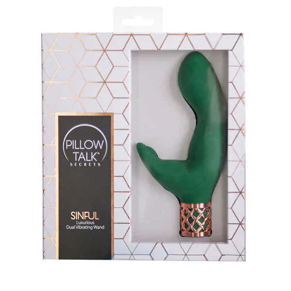 Vibrateur Double Stimulation - Pillow Talk Secrets Sinful | Point G & Clitoris Pillow Talk Sensations plus