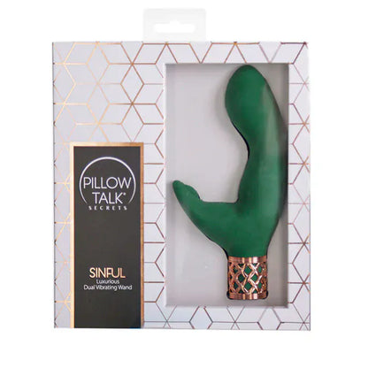 Vibrateur Double Stimulation - Pillow Talk Secrets Sinful | Point G & Clitoris Pillow Talk Sensations plus