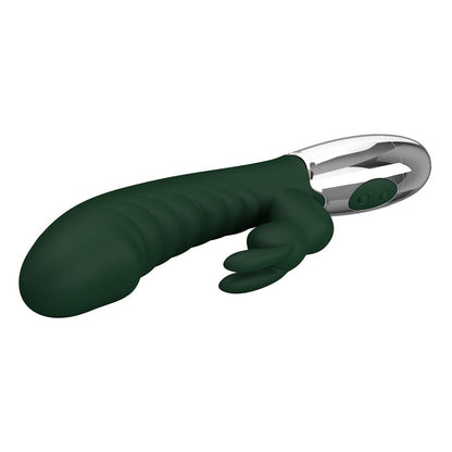 Vibrateur Double Stimulation - Pretty Love Naughty Bunny | 2 Moteurs 30 Modes Rechargeable Pretty Love Sensations plus