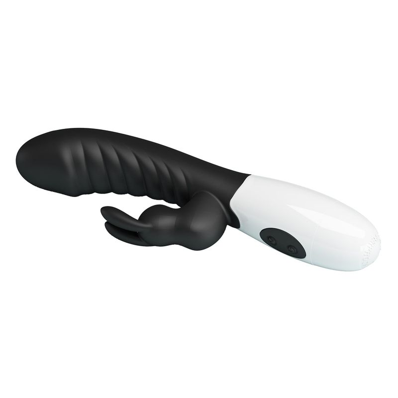 Vibrateur Double Stimulation - Pretty Love Naughty Bunny | 30 Modes, 2 Moteurs Pretty Love Sensations plus