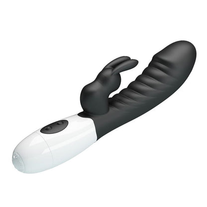 Vibrateur Double Stimulation - Pretty Love Naughty Bunny | 30 Modes, 2 Moteurs Pretty Love Sensations plus