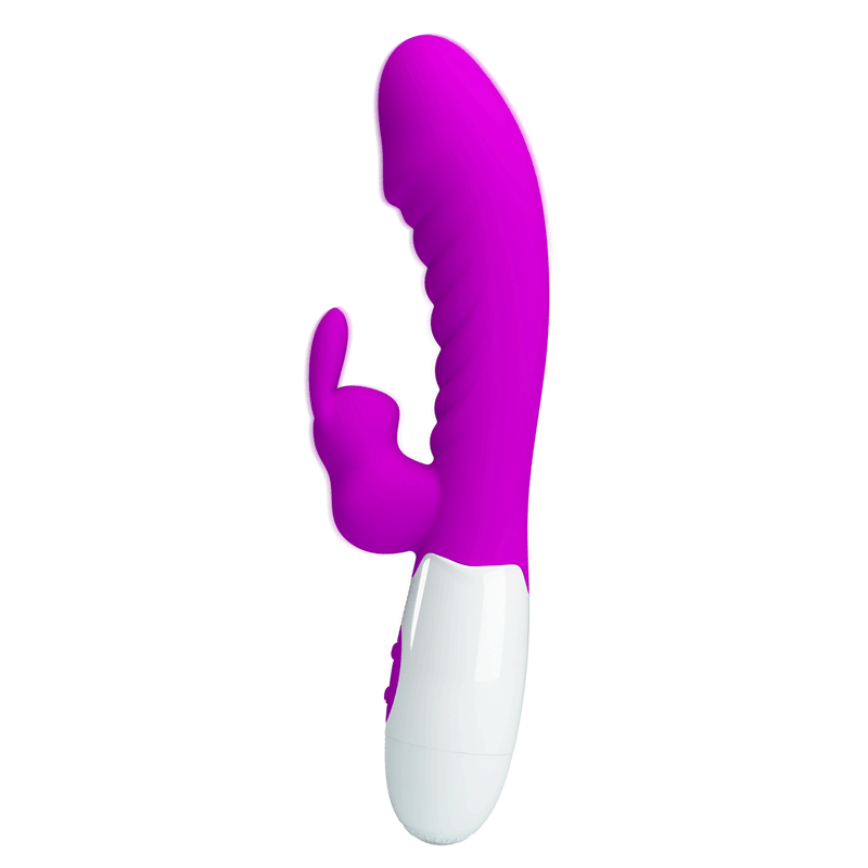 Vibrateur Double Stimulation - Pretty Love Naughty Bunny | 30 Modes, 2 Moteurs Pretty Love Sensations plus