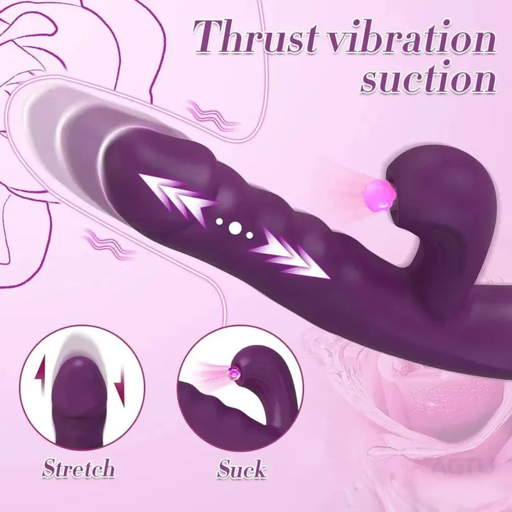 Vibrateur double stimulation - Secwell - Le Performant Succion Secwell Sensations plus