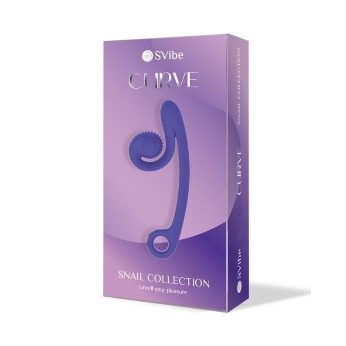 Vibrateur Double Stimulation - SVibe Curve | Stimulations Slide’n’Roll Clitoris & Point-G SVibe Sensations plus