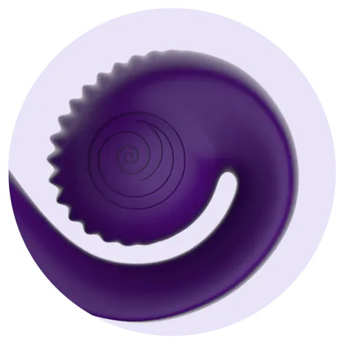 Vibrateur Double Stimulation - SVibe Curve | Stimulations Slide’n’Roll Clitoris & Point-G SVibe Sensations plus