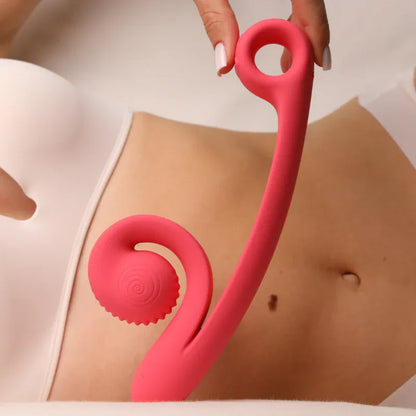 Vibrateur Double Stimulation - SVibe Curve | Stimulations Slide’n’Roll Clitoris & Point-G SVibe Sensations plus