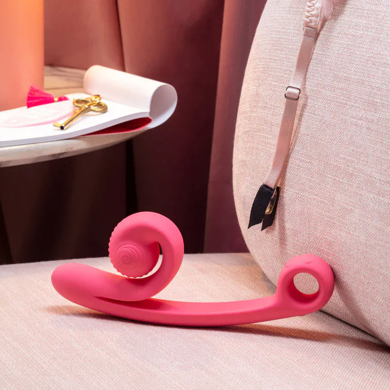 Vibrateur Double Stimulation - SVibe Curve | Stimulations Slide’n’Roll Clitoris & Point-G SVibe Sensations plus