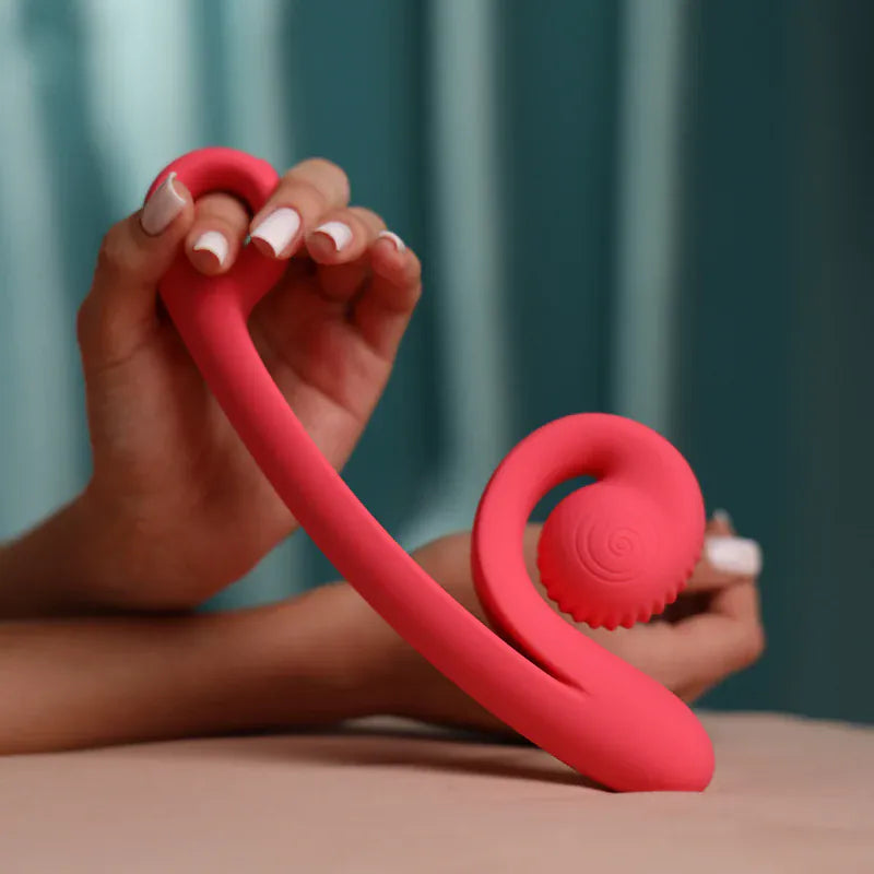 Vibrateur Double Stimulation - SVibe Curve | Stimulations Slide’n’Roll Clitoris & Point-G SVibe Sensations plus