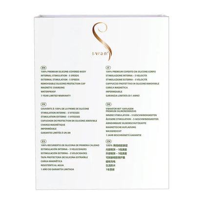 Vibrateur Double Stimulation - The Swan Reign | Vibrations Profondes & Ultra Puissantes Swan Sensations plus