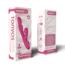 Vibrateur Double Stimulation - Tonvos Swimg G Spot | 10 Modes de Vibration & Mouvements Secwell Sensations plus
