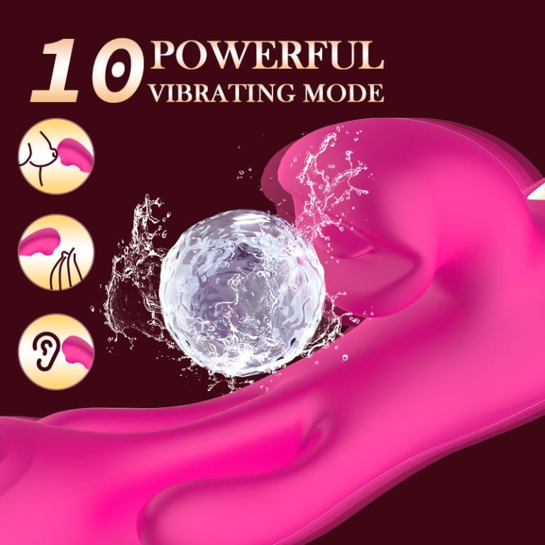 Vibrateur Double Stimulation - Tonvos Swimg G Spot | 10 Modes de Vibration & Mouvements Secwell Sensations plus