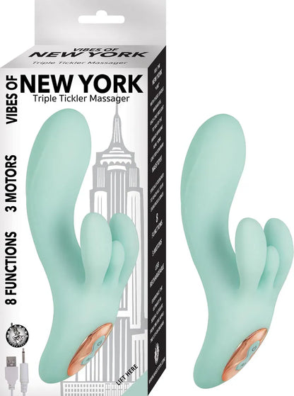 Vibrateur Double Stimulation - Triple Tickler Massager | 3 Moteurs Nasstoys Sensations plus