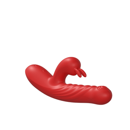 Vibrateur Double Stimulation & Va-et-Vient - Le Performant Lapin | Point G & Clitoris Secwell Sensations plus
