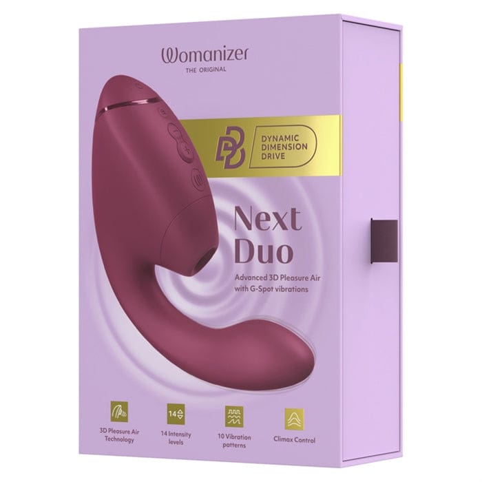 Vibrateur Double Stimulation - Womanizer Next Duo 2 | Clitoris & Point-G Womanizer Sensations plus