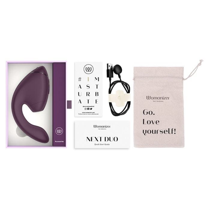 Vibrateur Double Stimulation - Womanizer Next Duo 2 | Clitoris & Point-G Womanizer Sensations plus