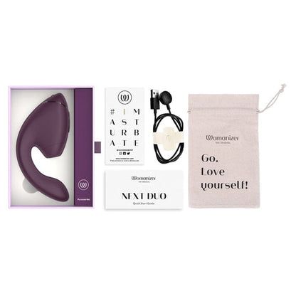 Vibrateur Double Stimulation - Womanizer Next Duo 2 | Clitoris & Point-G Womanizer Sensations plus