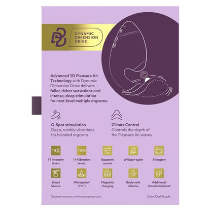 Vibrateur Double Stimulation - Womanizer Next Duo 2 | Clitoris & Point-G Womanizer Sensations plus