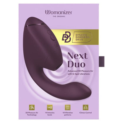 Vibrateur Double Stimulation - Womanizer Next Duo 2 | Clitoris & Point-G Womanizer Sensations plus
