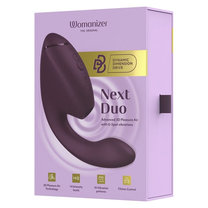 Vibrateur Double Stimulation - Womanizer Next Duo 2 | Clitoris & Point-G Womanizer Sensations plus