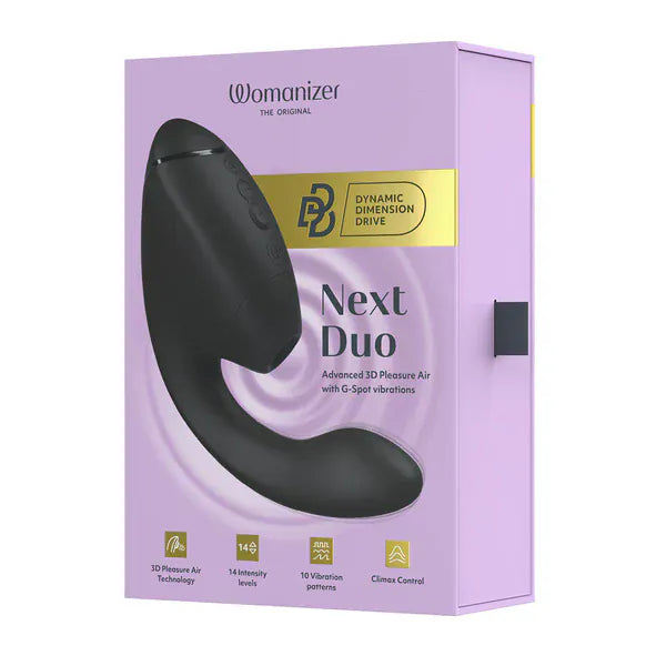 Vibrateur Double Stimulation - Womanizer Next Duo 2 | Clitoris & Point-G Womanizer Sensations plus