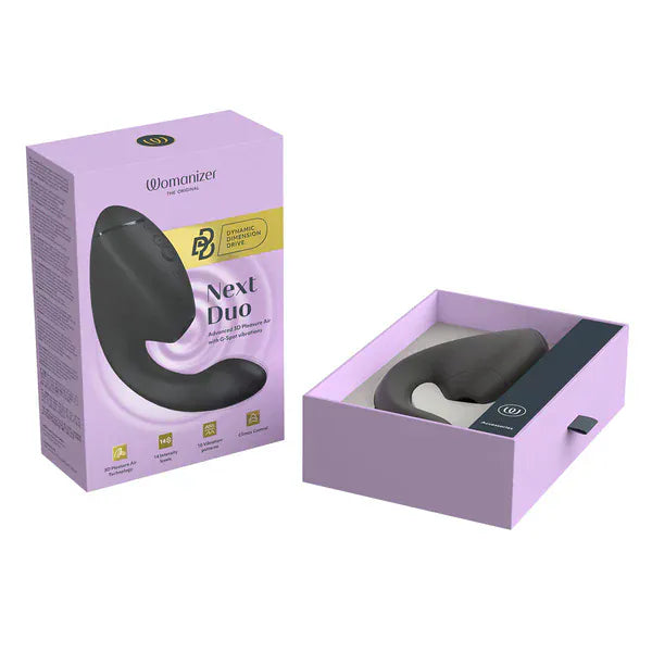 Vibrateur Double Stimulation - Womanizer Next Duo 2 | Clitoris & Point-G Womanizer Sensations plus