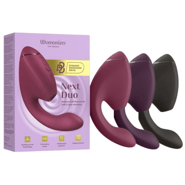 Vibrateur Double Stimulation - Womanizer Next Duo 2 | Clitoris & Point-G Womanizer Sensations plus