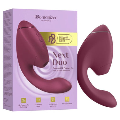 Vibrateur Double Stimulation - Womanizer Next Duo 2 | Clitoris & Point-G Womanizer Sensations plus