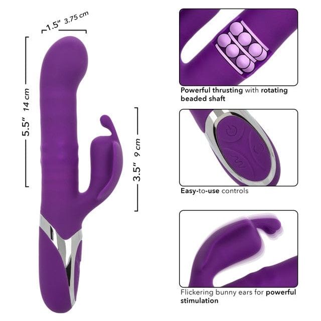 Vibrateur Lapin - Calexotics - Enchanted Flutter CalExotics Sensations plus