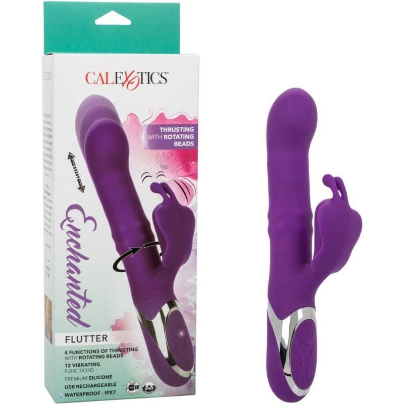 Vibrateur Lapin - Calexotics - Enchanted Flutter CalExotics Sensations plus