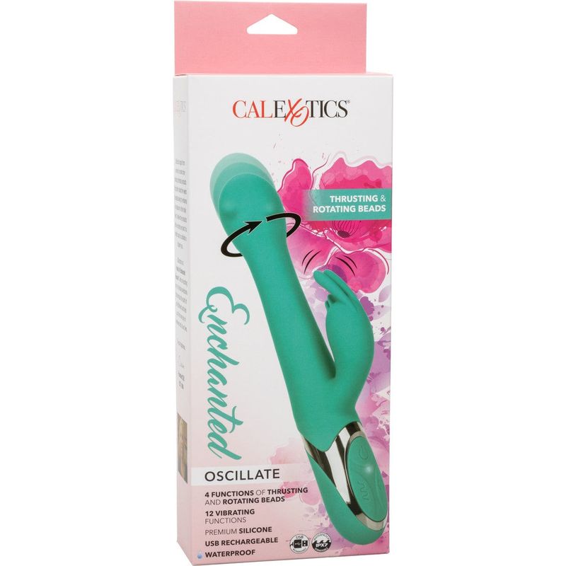 Vibrateur Lapin - Calexotics - Enchanted Oscillate CalExotics Sensations plus