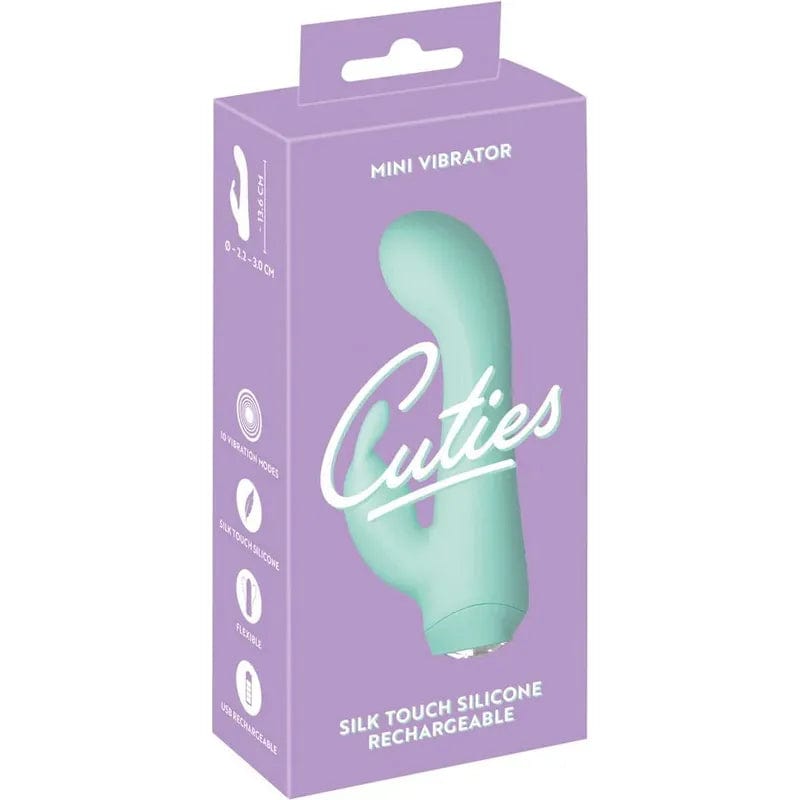 Vibrateur Lapin - Cuties - Cuties Mini Vibrator vert Cuties Sensations plus