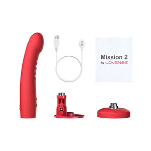 Vibrateur – Lovense Mission 2 | Dildo Tactile Contrôlé par Application Lovense Sensations plus