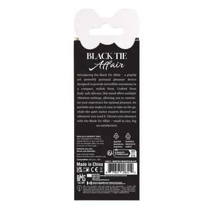 Vibrateur Mini Wand - Black Tie Affair | BMS Factory BMS Factory Sensations plus