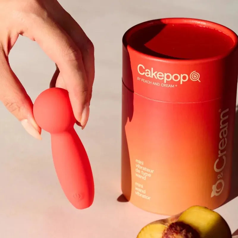 Vibrateur Mini Wand - Cakepop | Peach & Cream Peach & Cream Sensations plus