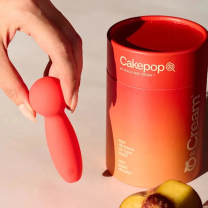 Vibrateur Mini Wand - Cakepop | Peach & Cream Peach & Cream Sensations plus