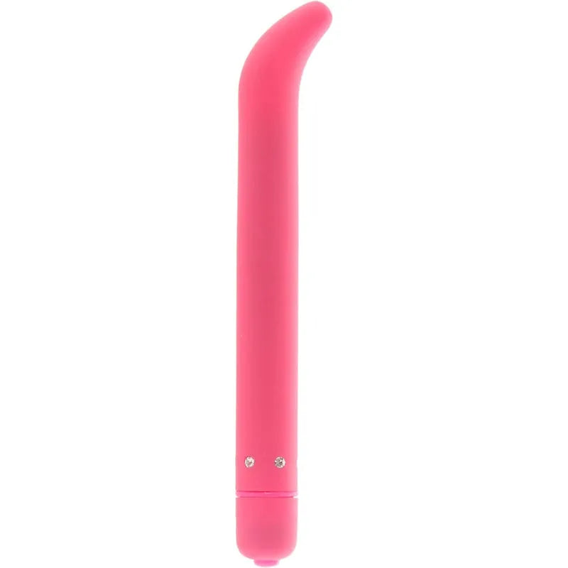 Vibrateur Point G - CalExotics - Vibrateur Platinum Crystal Chic "G" Vibe Sensations Plus Sensations plus