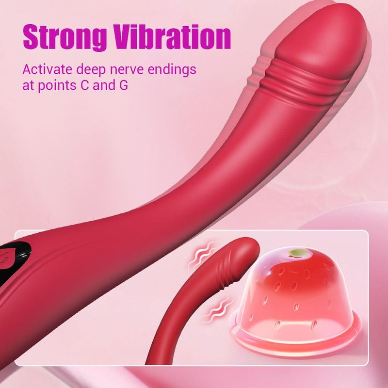 Vibrateur Point G Incurvé - Pleaser Pro G Spot | 7 po & Rechargeable The Pleasure Compagny Sensations plus