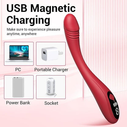 Vibrateur Point G Incurvé - Pleaser Pro G Spot | 7 po & Rechargeable The Pleasure Compagny Sensations plus