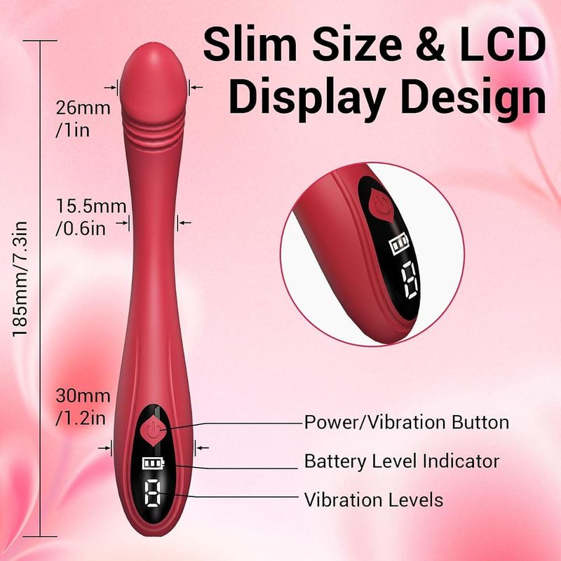 Vibrateur Point G Incurvé - Pleaser Pro G Spot | 7 po & Rechargeable The Pleasure Compagny Sensations plus