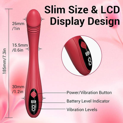 Vibrateur Point G Incurvé - Pleaser Pro G Spot | 7 po & Rechargeable The Pleasure Compagny Sensations plus