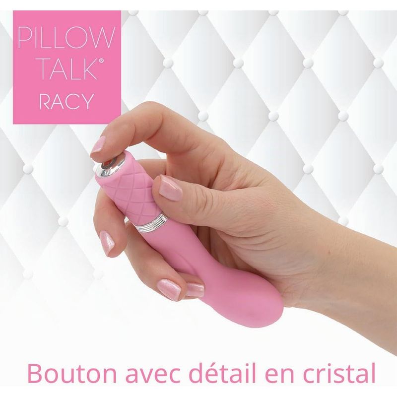 Vibrateur Point-G - Pillow Talk Racy | Orné d’un Cristal Swarovski Pillow Talk Sensations plus