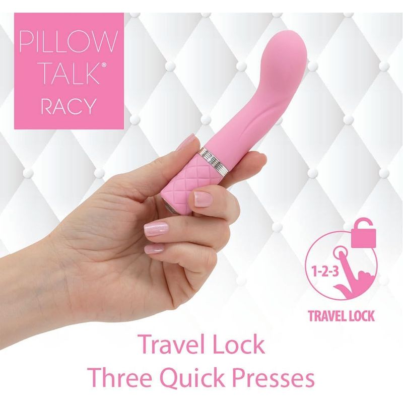 Vibrateur Point-G - Pillow Talk Racy | Orné d’un Cristal Swarovski Pillow Talk Sensations plus